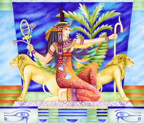 Isis with lions 1